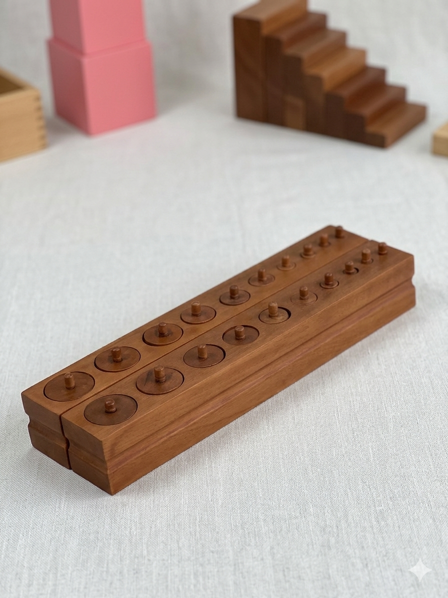 Knobbed Cylinder (4 Blocks)