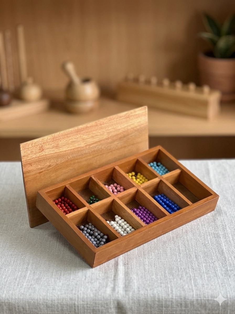 Montessori bead cabinet